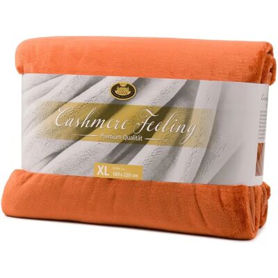 Plaid GÖZZE Premium Cashmere Feeling - 180x220 cm, marrone Plaid GÖZZE Premium Cashmere Feeling - 180x220 cm, marrone