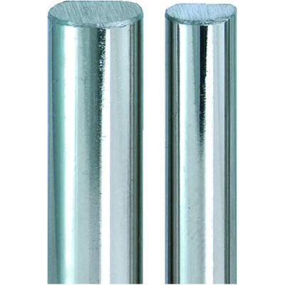 JUNIE - Barre de 8 mm, Acier Zincé 1100 mm - Barre de Serrature - Publicité JUNIE - Barre de 8 mm, Acier Zincé 1100 mm - Barre de Serrature - Publicité