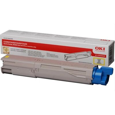 OKI 43459329 Yellow Toner Cartridge - Printer Part OKI 43459329 Yellow Toner Cartridge - Printer Part