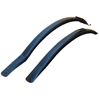 Hebie Viper R stekker beschermplaat - 28" Zwart - Spatbordset Hebie Viper R stekker beschermplaat - 28" Zwart - Spatbordset