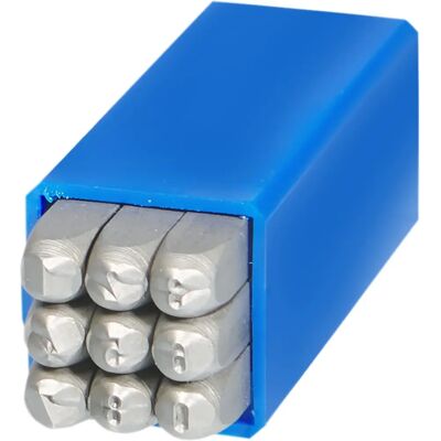 BETA Modell 100.SR2 - Nummerierungsset 9 stk - Standard (2mm) Stanzwerkzeug BETA Modell 100.SR2 - Nummerierungsset 9 stk - Standard (2mm) Stanzwerkzeug