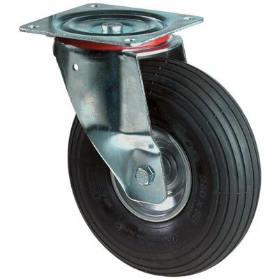 BS ROLLEN - Rueda neumática D.400mm - Giratoria - Carcasa de acero BS ROLLEN - Rueda neumática D.400mm - Giratoria - Carcasa de acero