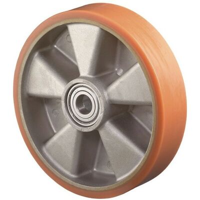 BS Schwerlast Möbelrollen - Ø 150 mm Polyurethan - Aluminiumkörper BS Schwerlast Möbelrollen - Ø 150 mm Polyurethan - Aluminiumkörper