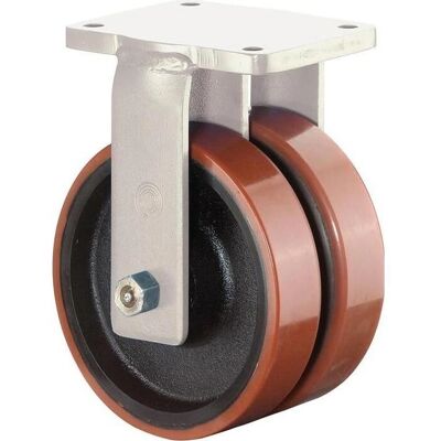 BS Schwere Doppelrolle - 300mm, 2000kg, Gusspolyurethan BS Schwere Doppelrolle - 300mm, 2000kg, Gusspolyurethan