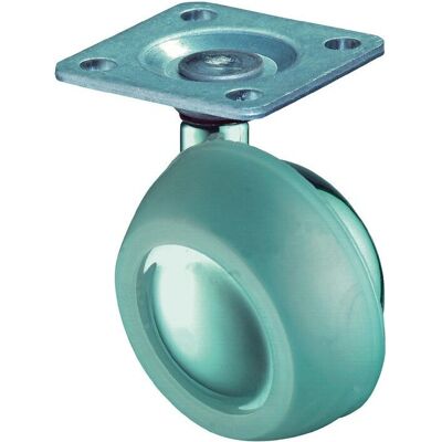 BS ROLLEN - D65mm 50kg - 38mm placa - 0 - Rueda giratoria BS ROLLEN - D65mm 50kg - 38mm placa - 0 - Rueda giratoria