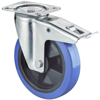 BS Rollen - LSS420.B61.125 - 125 mm - Totalfeststeller - Lenkrolle mit Bremsfunktion BS Rollen - LSS420.B61.125 - 125 mm - Totalfeststeller - Lenkrolle mit Bremsfunktion