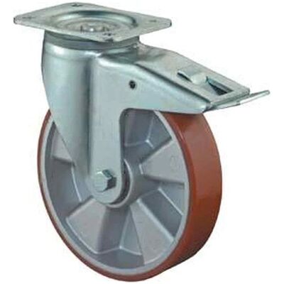 BS Modell LB520.B90 Zinkbeschichtete Drehrolle - Rollenrad BS Modell LB520.B90 Zinkbeschichtete Drehrolle - Rollenrad