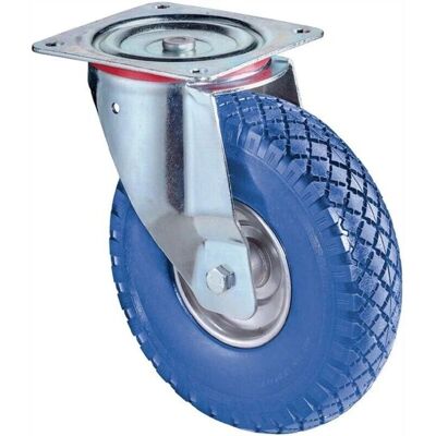 Ruota di trasporto BS Rollen - 200mm, 75kg, Acciaio, Poliuretano, Zincato Ruota di trasporto BS Rollen - 200mm, 75kg, Acciaio, Poliuretano, Zincato