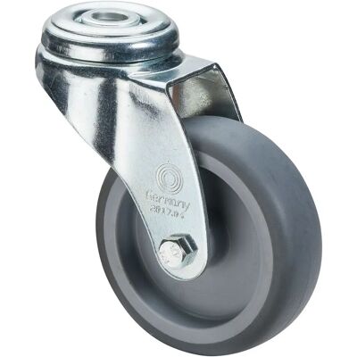 BS ROLLEN - Rad - 75 mm Durchmesser - Gummi - Grau - Industrie Rad BS ROLLEN - Rad - 75 mm Durchmesser - Gummi - Grau - Industrie Rad