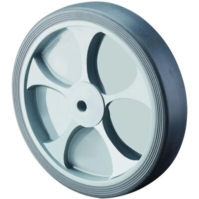 BS ROLLEN - Rueda de goma termoplástica gris - Carga 110kg BS ROLLEN - Rueda de goma termoplástica gris - Carga 110kg