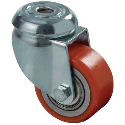 BS Rollen A601.C10 Lenkrolle - Tragfähigkeit 120kg, 50mm Polyurethan Rad BS Rollen A601.C10 Lenkrolle - Tragfähigkeit 120kg, 50mm Polyurethan Rad