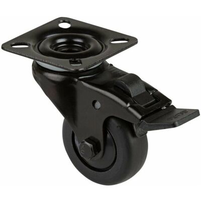 BS - A820.A85.050 - Ø50 mm - Schwarz - Lenkrolle BS - A820.A85.050 - Ø50 mm - Schwarz - Lenkrolle