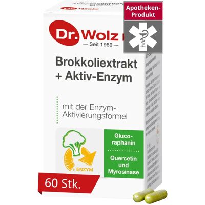 Dr. Wolz Brokkoli EXTRAKT+Aktiv-Enzym - Nahrungsergänzungsmittel Dr. Wolz Brokkoli EXTRAKT+Aktiv-Enzym - Nahrungsergänzungsmittel