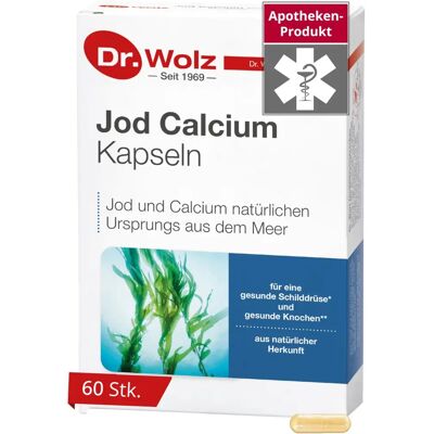 Dr. Wolz Jod-Calcium Kapszulák - Természetes pajzsmirigy támogatás Dr. Wolz Jod-Calcium Kapszulák - Természetes pajzsmirigy támogatás