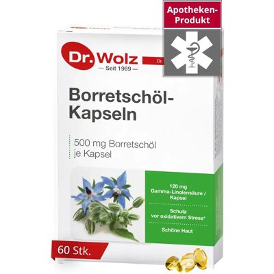 Dr. Wolz Zell GmbH Borretschöl Kapszula - Étrend-kiegészítő Dr. Wolz Zell GmbH Borretschöl Kapszula - Étrend-kiegészítő