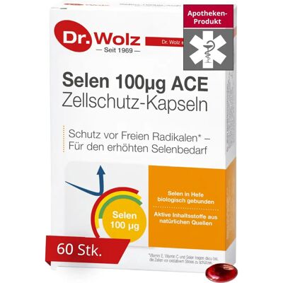 Dr. Wolz Zell GmbH Selen Ace 100 μg - Támogatja az immunrendszert és a sejteket Dr. Wolz Zell GmbH Selen Ace 100 μg - Támogatja az immunrendszert és a sejteket