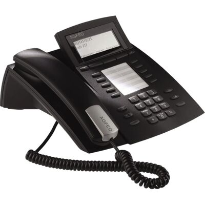 Telefono sistema digitale AGFEO ST 42 nero con identificazione chiamate Telefono sistema digitale AGFEO ST 42 nero con identificazione chiamate