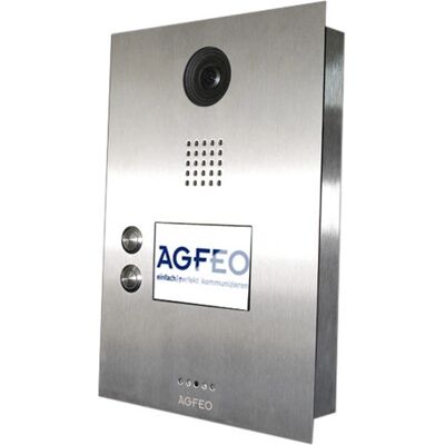 Agfeo IP-Video TFE 2 - Schermo TFT 8.89cm - Acciaio inossidabile - Sistema di videocitofono Agfeo IP-Video TFE 2 - Schermo TFT 8.89cm - Acciaio inossidabile - Sistema di videocitofono