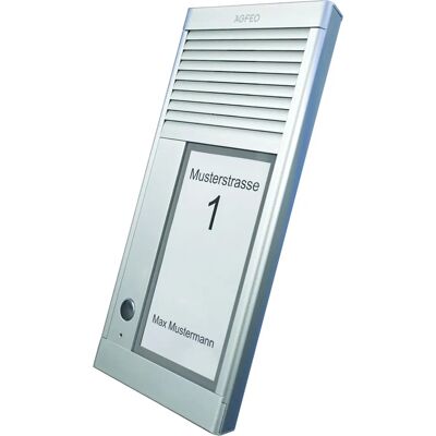 Agfeo DoorSpeak 1 Interfono - Alluminio - Cablaggio - IP33 Agfeo DoorSpeak 1 Interfono - Alluminio - Cablaggio - IP33