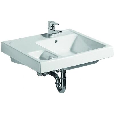 Geberit Bambini Waschbecken - 600x550mm - Weiß - Symmetrisches Design Geberit Bambini Waschbecken - 600x550mm - Weiß - Symmetrisches Design