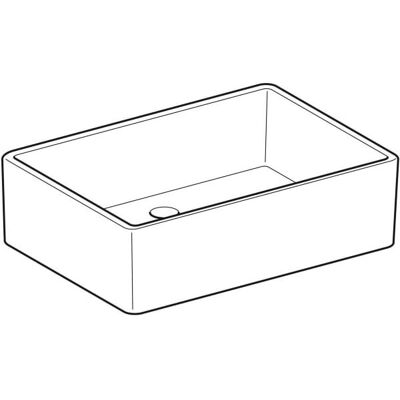 Chiuvetă Rectangulară Albă Geberit - Chiuvetă de Baie Chiuvetă Rectangulară Albă Geberit - Chiuvetă de Baie