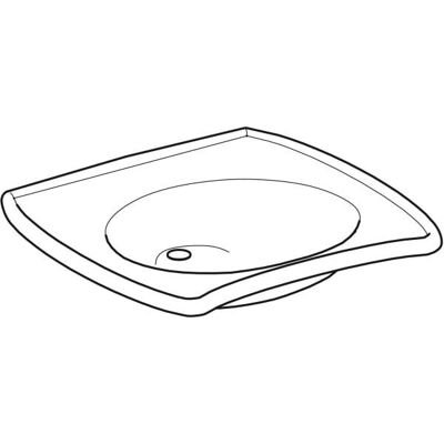 Chiuvetă Vitalis accesibilă pentru scaun cu rotile - 121565000 Chiuvetă Vitalis accesibilă pentru scaun cu rotile - 121565000