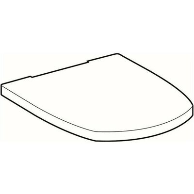Tapa de inodoro Geberit Vitelle - Blanco - Extraíble, Con tapa, Bisagras cromadas Tapa de inodoro Geberit Vitelle - Blanco - Extraíble, Con tapa, Bisagras cromadas