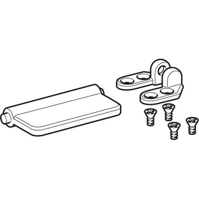 Geberit Modell 596432000 Chromierte Scharniere für Urinale - WC-Teile Geberit Modell 596432000 Chromierte Scharniere für Urinale - WC-Teile