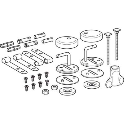 Bisagras para asiento de inodoro Geberit - Acero inoxidable Bisagras para asiento de inodoro Geberit - Acero inoxidable
