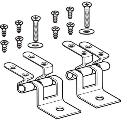 Geberit 598180000 Edelstahl WC-Sitzscharniere - Für Modelle 571150, 574720 Geberit 598180000 Edelstahl WC-Sitzscharniere - Für Modelle 571150, 574720