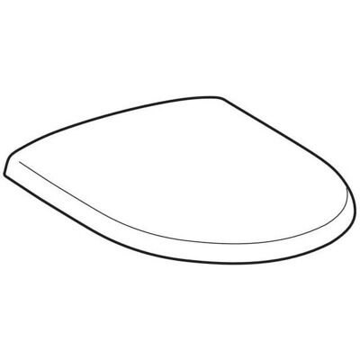 Geberit Cavelle Weiß WC-Sitz - Edelstahl-Scharnieren Geberit Cavelle Weiß WC-Sitz - Edelstahl-Scharnieren