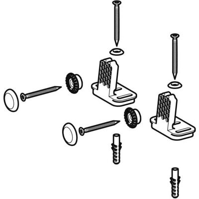 Geberit Befestigungsset für Stand-WC/Bidet - Einfach zu installieren Geberit Befestigungsset für Stand-WC/Bidet - Einfach zu installieren