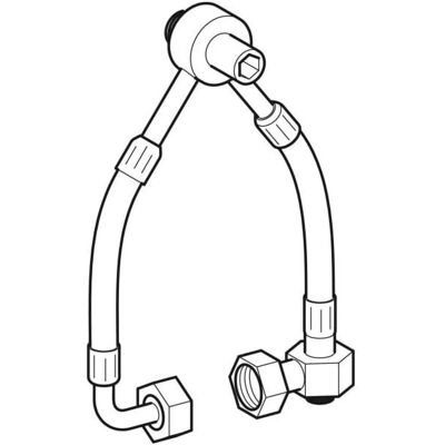 Geberit Modelo 599060000 Manguera de Limpieza Flexible para Inodoro - Manguera de Limpieza Geberit Modelo 599060000 Manguera de Limpieza Flexible para Inodoro - Manguera de Limpieza