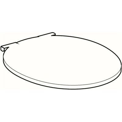 Tapa de Inodoro Geberit Cassini - Blanco - Cierre suave automático Tapa de Inodoro Geberit Cassini - Blanco - Cierre suave automático