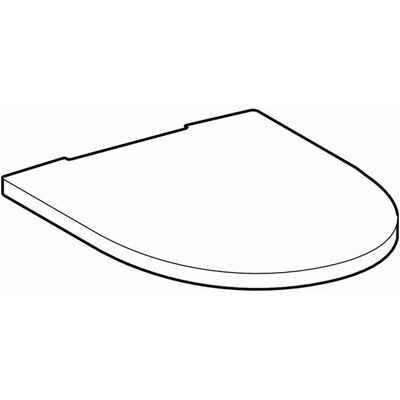 Geberit Vivano WC-Sitz - Absenkautomatik, Weiß, Chromscharniere Geberit Vivano WC-Sitz - Absenkautomatik, Weiß, Chromscharniere