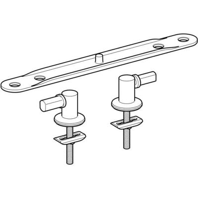 Bisagras de acero inoxidable Geberit - Repuesto para asiento de inodoro Bisagras de acero inoxidable Geberit - Repuesto para asiento de inodoro
