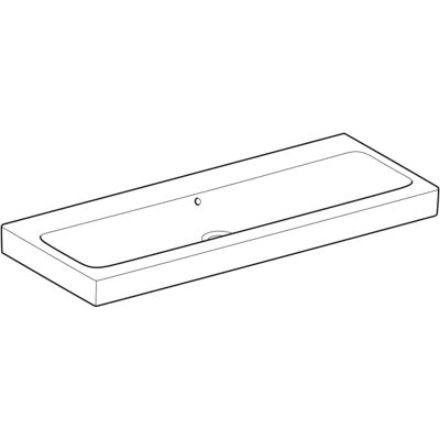 Geberit iCon Wandwaschtisch - Eckig, 1200x485mm, Weiß Geberit iCon Wandwaschtisch - Eckig, 1200x485mm, Weiß