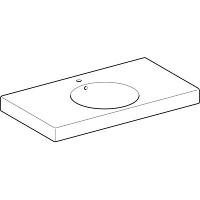 Geberit Preciosa II Wandwaschbecken - Weiß - 900x500mm Geberit Preciosa II Wandwaschbecken - Weiß - 900x500mm