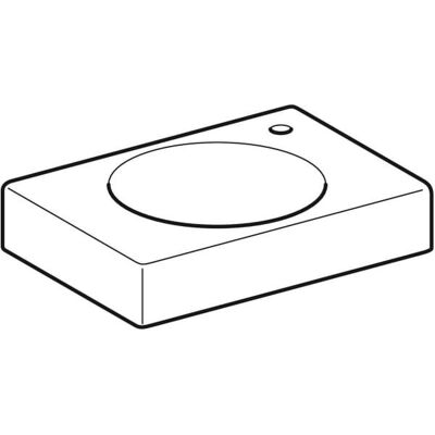 Geberit Preciosa II Wandwaschbecken - 400x280mm, Oval, Weiß Geberit Preciosa II Wandwaschbecken - 400x280mm, Oval, Weiß