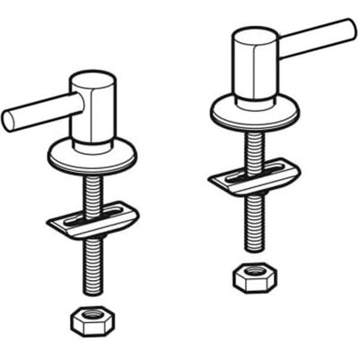 Bisagra para asiento de inodoro Geberit - fijación superior Bisagra para asiento de inodoro Geberit - fijación superior