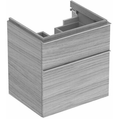 Mueble de lavabo Keramag iCon - 595x620x477 mm, Alto brillo alpino, acabado roble Mueble de lavabo Keramag iCon - 595x620x477 mm, Alto brillo alpino, acabado roble
