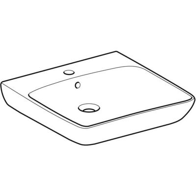 Geberit Renova Comfort Wand-Waschtisch - 55x55cm Weiß Geberit Renova Comfort Wand-Waschtisch - 55x55cm Weiß