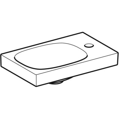 Geberit - Acanto - asymmetrisch - 400x250mm - Waschbecken Geberit - Acanto - asymmetrisch - 400x250mm - Waschbecken
