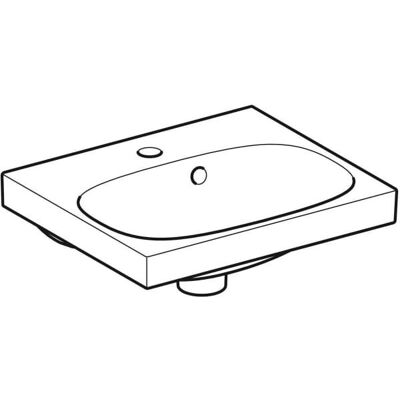 Geberit Acanto Wandwaschbecken - 450x380mm - Weiß Geberit Acanto Wandwaschbecken - 450x380mm - Weiß