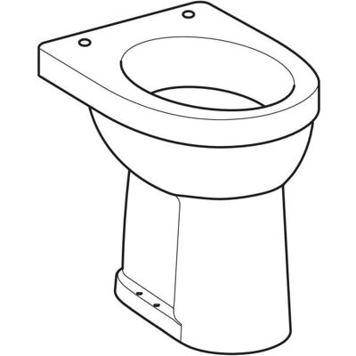 Inodoro de altura cómoda Geberit - Flachspüler - Blanco Inodoro de altura cómoda Geberit - Flachspüler - Blanco