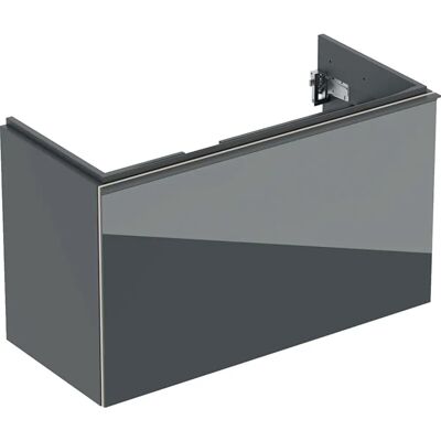 Meuble sous lavabo Geberit Acanto 90/53,5/41,6cm - Gris Rangement de salle de bain - Publicité Meuble sous lavabo Geberit Acanto 90/53,5/41,6cm - Gris Rangement de salle de bain - Publicité