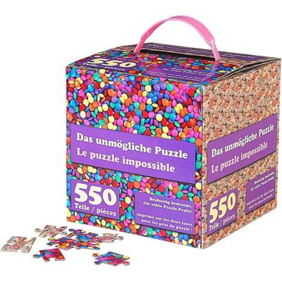 Infactory Nc8411-944 - Le Puzzle Impossible: Recto Verso - 550 Pièces - Publicité Infactory Nc8411-944 - Le Puzzle Impossible: Recto Verso - 550 Pièces - Publicité