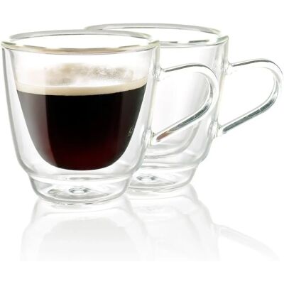 Cucina Dimodena - Doppelwandige Espressotassen - Pack von 2 Cucina Dimodena - Doppelwandige Espressotassen - Pack von 2