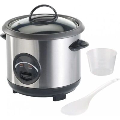 ROSENSTEIN & SOHNE Rice Cooker - 0,6L, inox, automatique - maintien chaud - Publicité ROSENSTEIN & SOHNE Rice Cooker - 0,6L, inox, automatique - maintien chaud - Publicité