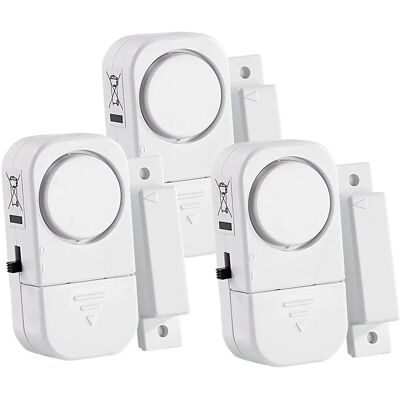 VisorTech Kit de 3 alarmes mini pour portes et fenêtres - Système d'alarme - Publicité VisorTech Kit de 3 alarmes mini pour portes et fenêtres - Système d'alarme - Publicité